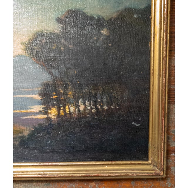 Early 20th Century American Impressionist Luminist Painting by Orlando Rouland, Salmagundi Club Label For Sale In New York - Image 6 of 9