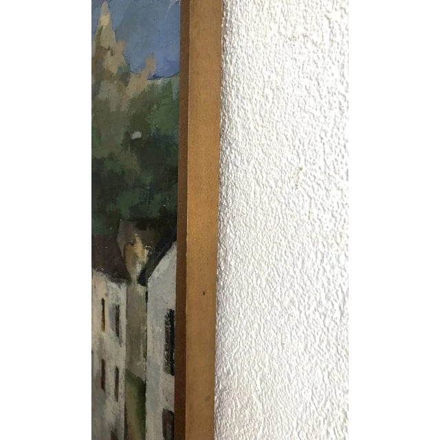 Jean-Jacques Boimond, Au Coeur Du Village, Oil on Canvas, Framed For Sale - Image 7 of 9