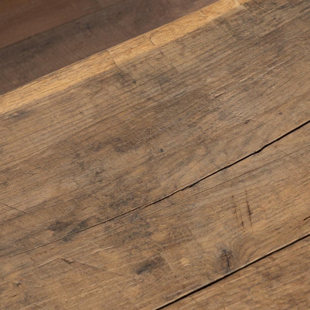 Wood Early 20th Century Rustic Peg Leg Coffee Table For Sale - Image 7 of 13