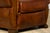 1940s French Art Deco Cognac Leather Club Chairs, Pair For Sale - Image 18 of 18