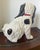 Ceramic Staffordshire Style Black and White Spaniel For Sale - Image 7 of 9
