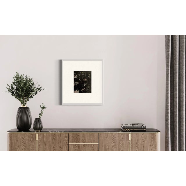 "The Roads I See #5" Abstract Painting on Paper by Ben Junta For Sale - Image 4 of 4