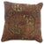 Pillow made from a 19th century Turkeman rug. 17'' x 17''
