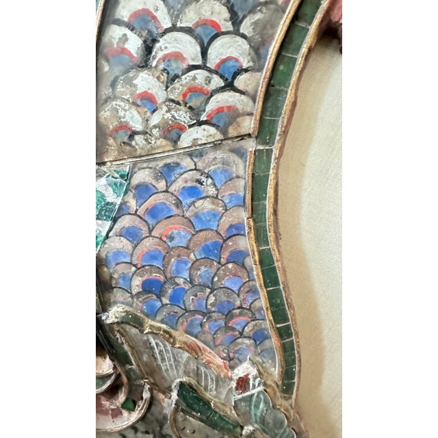 Late 18th Century Antique Pair of Thai Naga Sculptures, Circa 1880 For Sale - Image 5 of 11