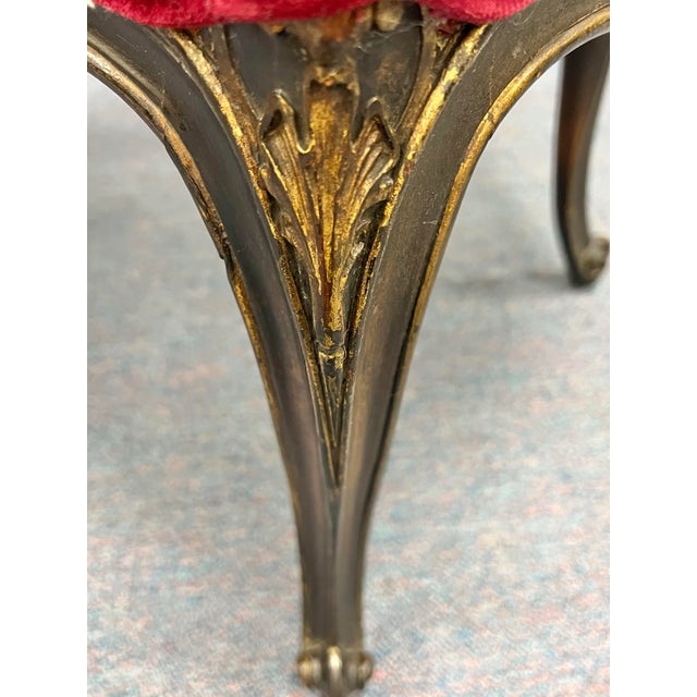 Antique Carved French Ladderback Armchair For Sale - Image 10 of 12