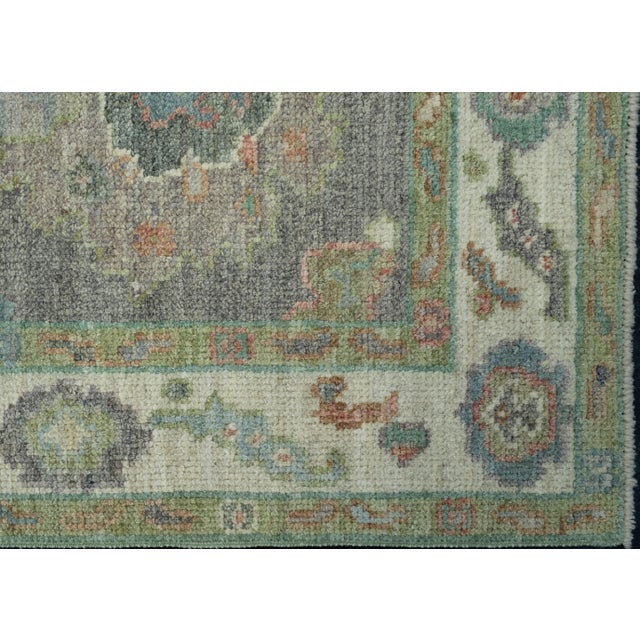 Turkish Oushak Rug 2'8" x 5'1" #17469 For Sale - Image 4 of 8