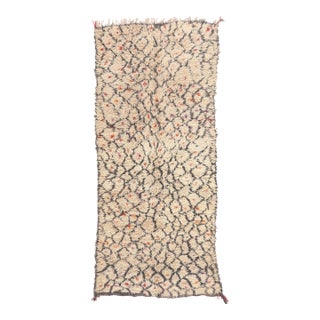 Vintage Azilal Moroccan Rug, 05'05 X 12'06 For Sale