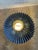 Mid-Century Modern Søholm Ceramic Table Lamp With Pleated Paper Shade Danish Vintage Mid-Century Modern 1970s For Sale - Image 3 of 9
