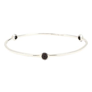 Ippolita Rock Candy Hematite Bangle Bracelet, Sterling Silver, Length 7.75 Inch For Sale