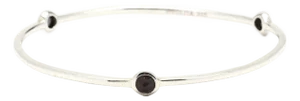 Ippolita Rock Candy Hematite Bangle Bracelet, Sterling Silver, Length 7.75 Inch