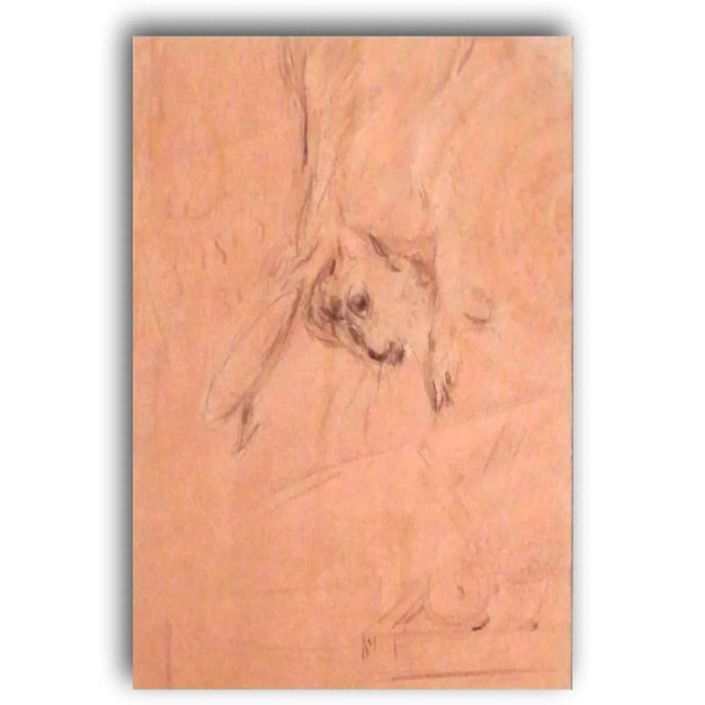 pencil on paper filippo de pisis 1931 21 x 30 cm, with authentic pandolfini auction catalog very good condition, as in the...