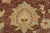 Ziegler Rug 8'2'' X 10'1'' Brown Wool Traditional Hand-Knotted Oriental Carpet For Sale - Image 9 of 12