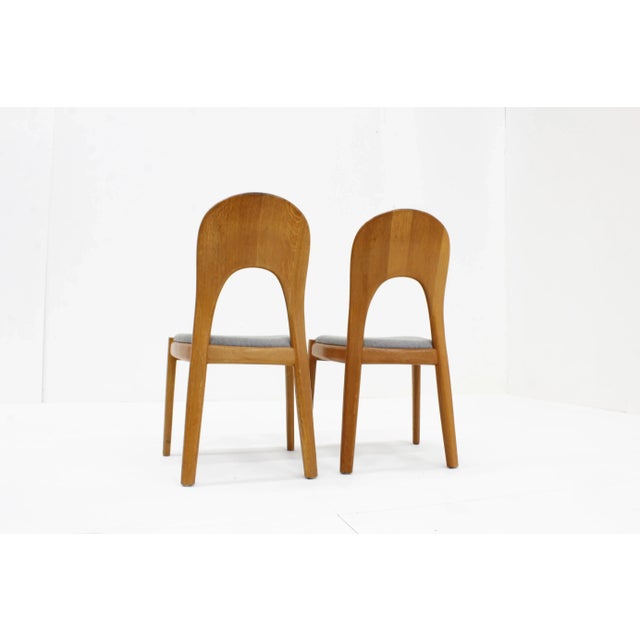 Mid-Century Modern Vintage Danish Dining Chairs by Niels Koefoed for Koefoeds Hornslet, 1960s, Set of 2 For Sale - Image 3 of 9