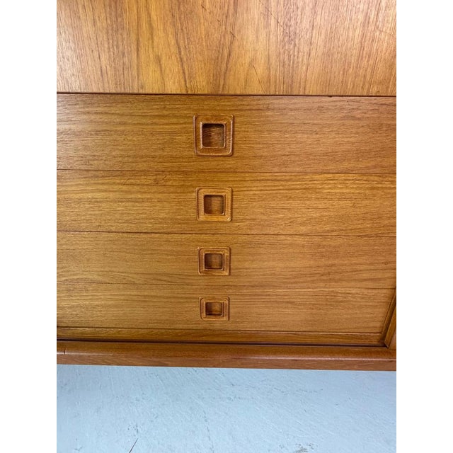 Highboard in Teak by H.W. Klein for Bramin, Denmark, 1960s For Sale - Image 9 of 12