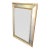 23 X 30.5 Gold & Silver-Leaf Beveled Glass Hanging Wall Mirror, Approx 20 Years Old For Sale