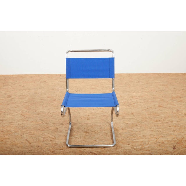 Bauhaus Model H-79 Cantilever Chair in Chrome-Plated Tubular Steel and Fabric by Jindrich Halabala for Up Závody, 1931 For Sale - Image 3 of 12
