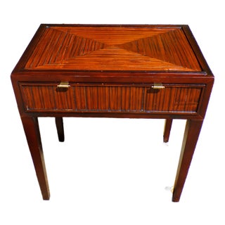 Vintage McGuire Faubourg Collection Table Desk For Sale