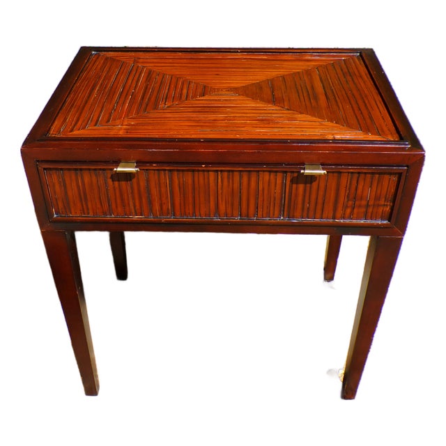 Vintage McGuire Faubourg Collection Table Desk For Sale