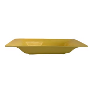 1950's Yellow Bauer Platter For Sale