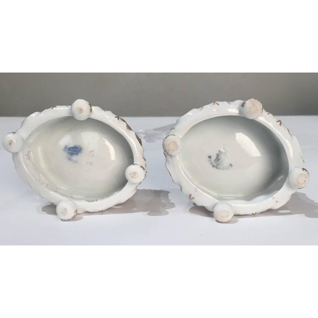 Nymphenburg Porcelain 19th Century Nymphenburg Master Salt Cellars - A Pair For Sale - Image 4 of 9