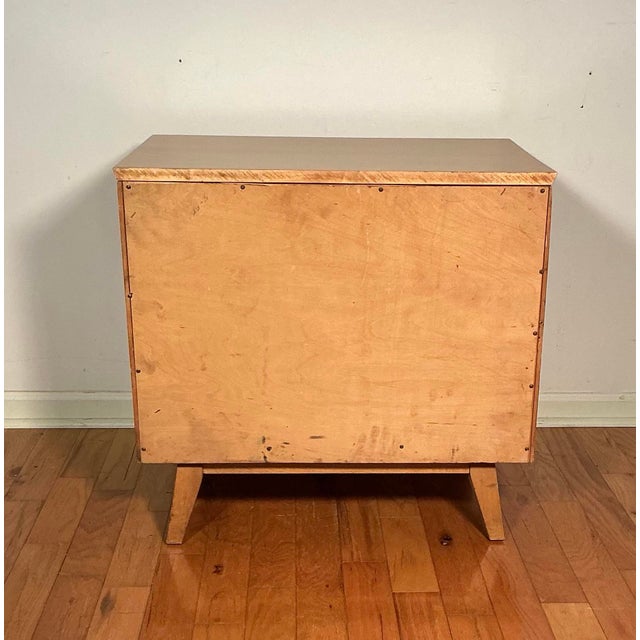 Baumritter Mid-Century Modern Two Drawer Chest/Nightstand by Birchcraft Baumritter, Circa 1960s For Sale - Image 4 of 12