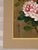 Green Original Chinese Floral Painting With Birds, Signed, Custom Mat For Sale - Image 8 of 12