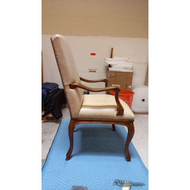 Wood Michael Taylor Borsalino Chairs- Set of 10 For Sale - Image 7 of 11