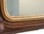 Wood Antique Victorian Gothic Revival Arched Wall Mirror With Wood Rosette Detail For Sale - Image 7 of 9