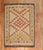 Mid-20th Century Turkish Geometric Jajim flatweave textile rug. Measures: 5'2'' x 7'2''