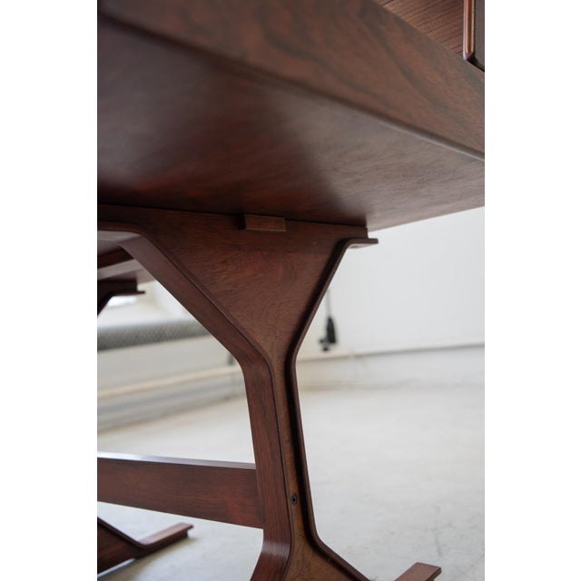 Modern Model 530 Writing Desk by Gianfranco Frattini for Bernini, Italy, 1957 For Sale - Image 3 of 15