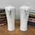 Early 20th Century White Ceramic Vases with Elephant Head Handles - A Pair For Sale - Image 5 of 12