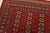 Textile Bokhara Rug 8′ X 10’1” Red Wool Tribal Hand-Knotted Oriental Carpet For Sale - Image 7 of 13