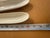 Mid-Century Modern Vintage Carnivale McCarty of Memphis Signed White Pottery Set of 3 Olive Trays For Sale - Image 3 of 12