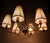 Mid-Century 6-Arm Chandelier in Brass with Silk Shades by Rupert Nikoll, 1958 For Sale - Image 11 of 16