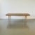Lovely George Nelson style midcentury slatted wooden teak coffee table. In good vintage condition, with some wear...