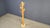Yellow Vintage Travertine and Ash Wood Coat Rack by Ettore Sottsass, 1980s For Sale - Image 8 of 10