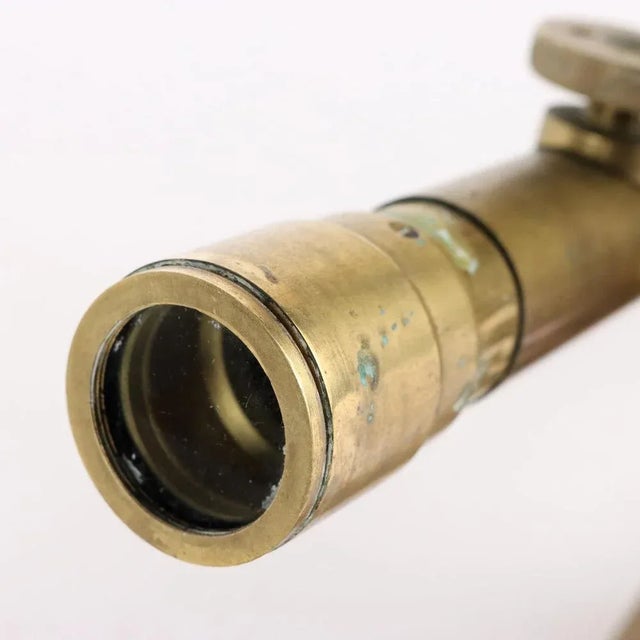 Vintage Brass Telescope Diopters For Sale - Image 6 of 9