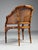 Brown Vintage Faux Bamboo Chairs, Set of 4 For Sale - Image 8 of 16