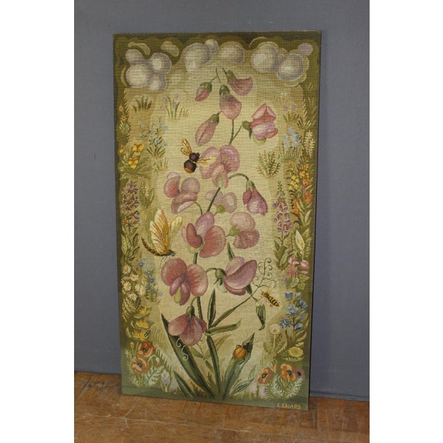 Art Nouveau Tapestry by Colette Enard, 1950s For Sale - Image 12 of 13