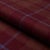 Schumacher Montana Wool Plaid Fabric in Burgundy For Sale