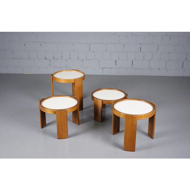 1960s Model 780 Side Table by Gianfranco Frattini for Cassina, 1960s, Set of 4 For Sale - Image 5 of 15