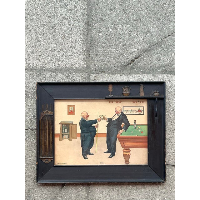 Early 20th Century Vintage Boho Book Plate “Kiss” For Sale - Image 5 of 12