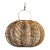 Split Stain Pumpkin Pendant Light 16" For Sale