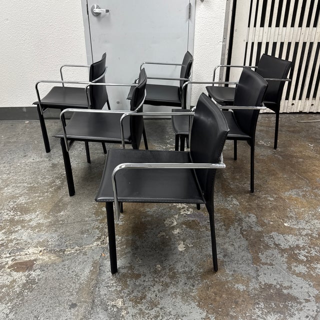 Zuo Modern Gekko Conference Armchairs, Set of Six For Sale - Image 4 of 12
