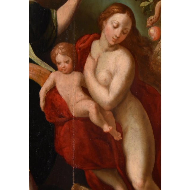 16th Century Jacob De Backer, Redemption of Adam & Eve, 1575, Oil Painting For Sale - Image 5 of 16