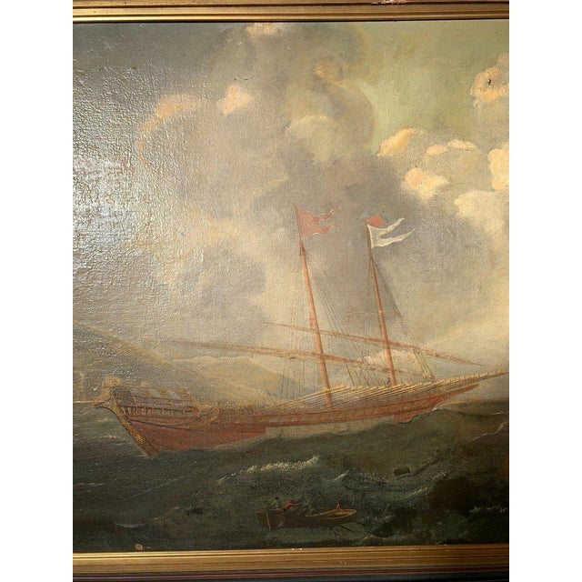 French Oil painting on canvas, Flemish School, 17th century For Sale - Image 3 of 5