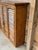 Wood Vintage Bamboo Wall-Mounted Bar Cabinet With Accordion Doors & Mermaid Handles For Sale - Image 7 of 12