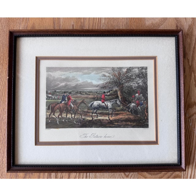 Bring classic British sporting elegance to your walls with this complete, beautifully framed set of four mid-century...
