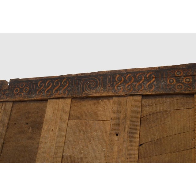 Early 19th Century Andrianna Shamaris Ancient Hand Carved Panel For Sale - Image 5 of 5