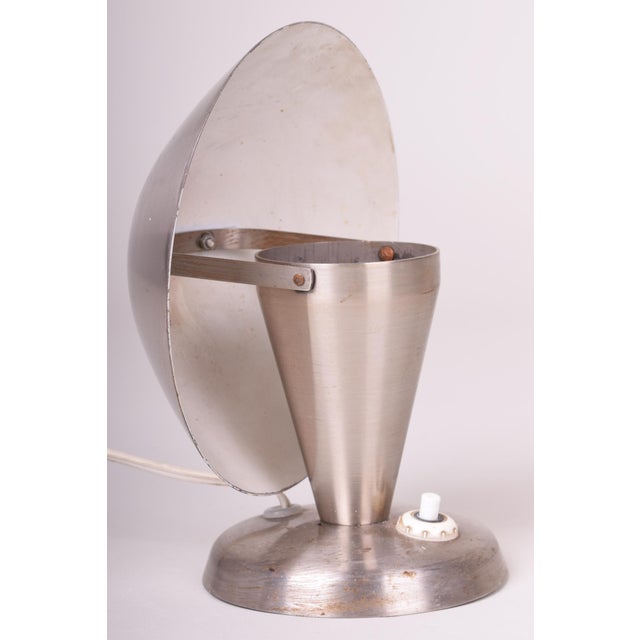 1960s Mid-Century Table Lamp in Chrome by J. Hůrka for Napako, Czech, 1960s For Sale - Image 5 of 7